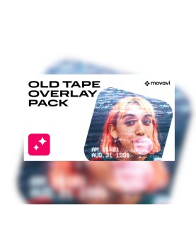 Movavi Video Editor 2023 - Old Tape Overlay Pack DLC Steam Key GLOBAL